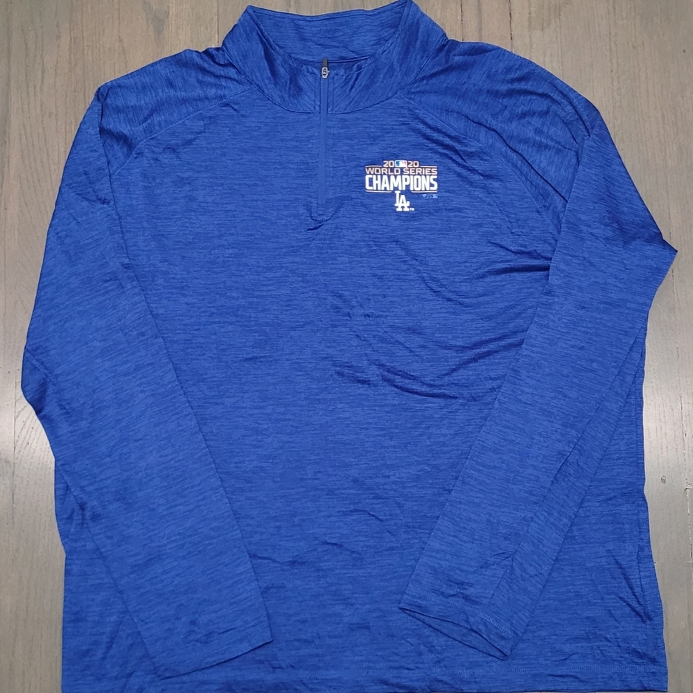 MLB Los Angeles LA Dodgers Pull Over Jersey, Size 4XL